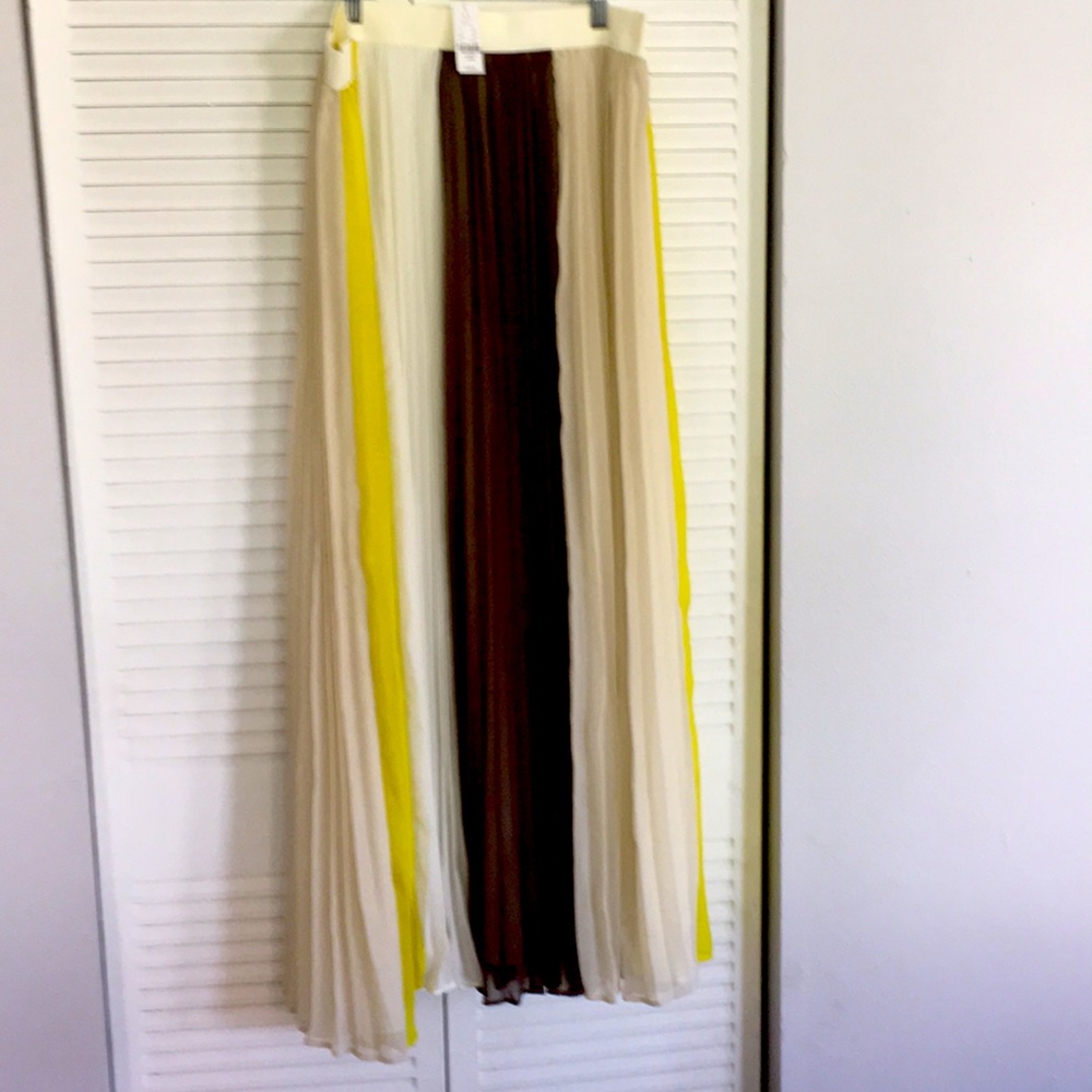 Long Pleated Skirt